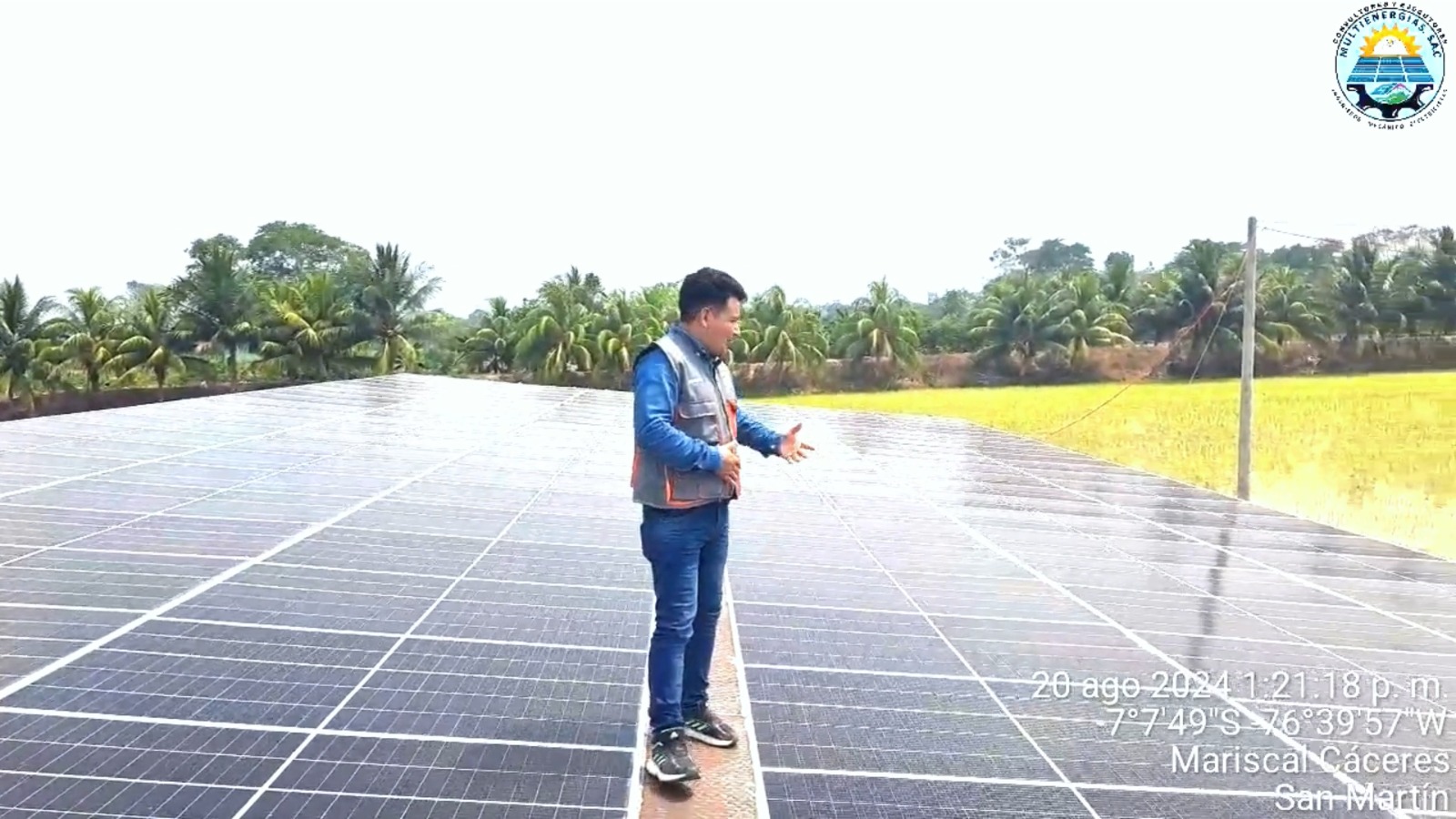 bombeo solar  de 75 hp Bellavista san Martin 