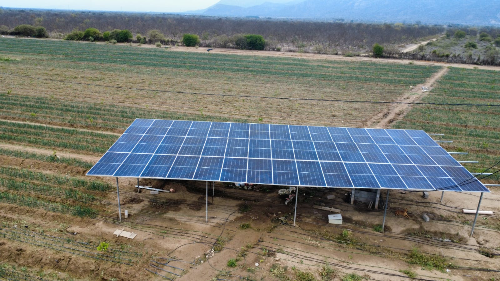 sistema de bombeo solar 20 hp 4 pulgadas FUNDO TARRILLO Jayanca - Lambayeque